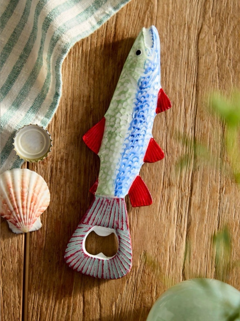 Anthropologie Terrain Fish Bottle Opener NWT